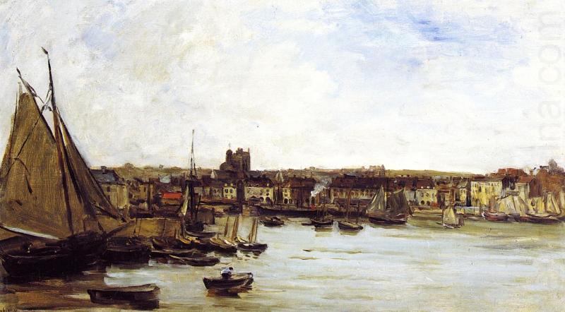 Port of Dieppe, Charles-Francois Daubigny